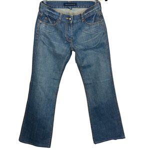 French Connection Retro Vintage Blue Boot Flare Jeans (Size 6)